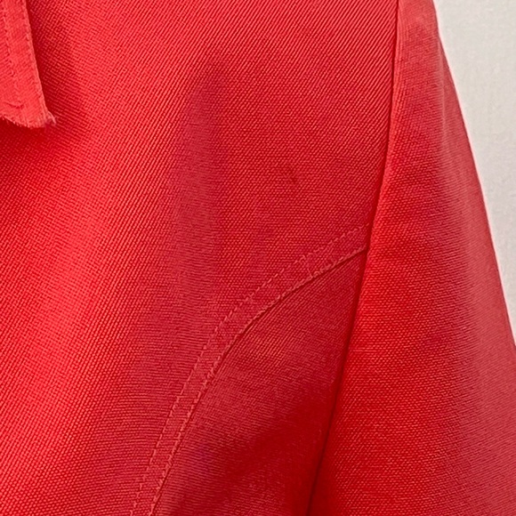 Vintage Todd Oldman orange/red blazer, silver buttons - Picture 5 of 10